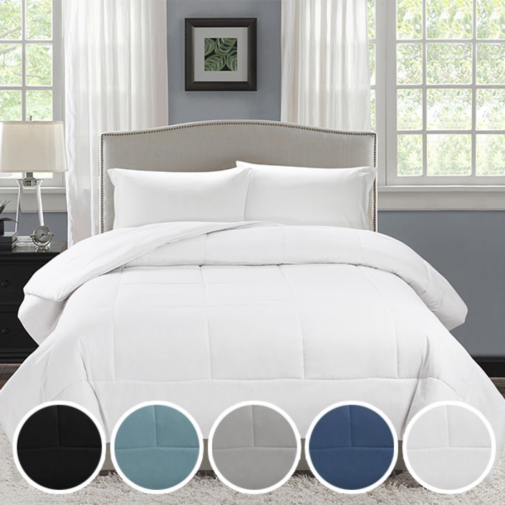 Down Alternative Comforter In Solid Colors