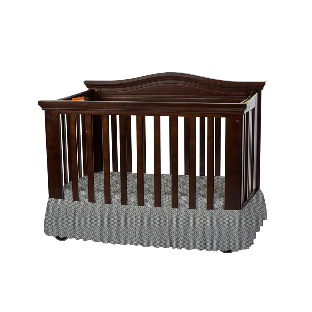 Crib Dust Ruffle Full Sage Shelter Supplies