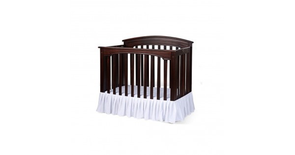 Crib Dust Ruffle Compact White Shelter Supplies