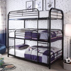 Triple Twin Metal Bunk Bed